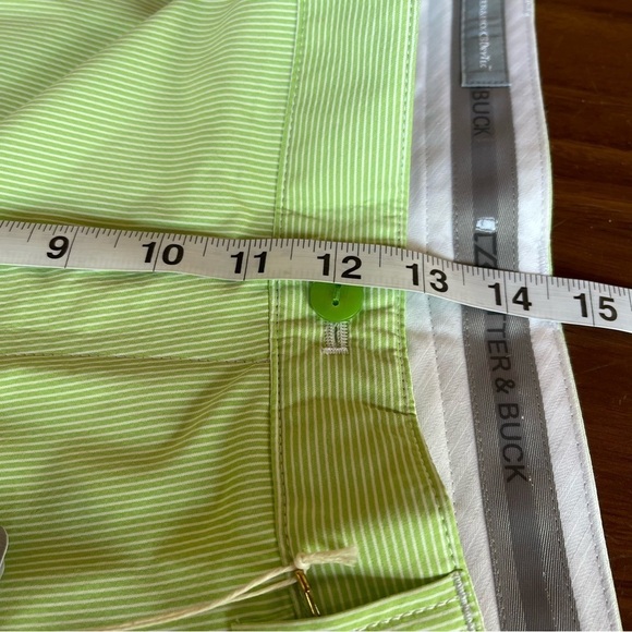 NWT Cutter & Buck Golf Shorts green pinstriped size 36 DryTech - Picture 14 of 14
